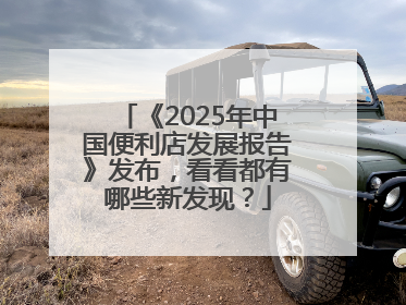 《2025年中国便利店发展报告》发布，看看都有哪些新发现？