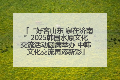 “好客山东 泉在济南”2025韩国水原文化交流活动圆满举办 中韩文化交流再添新彩