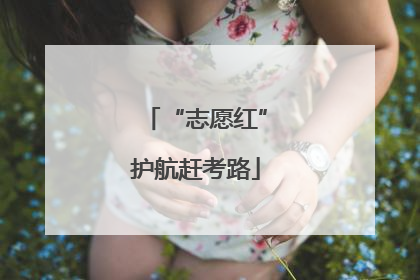 “志愿红”护航赶考路