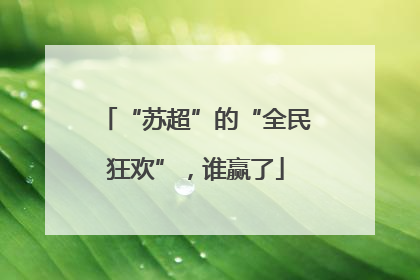“苏超”的“全民狂欢”，谁赢了