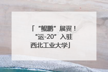 “鲲鹏”展翼！“运-20”入驻西北工业大学