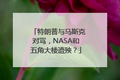 特朗普与马斯克对骂，NASA和五角大楼遭殃？
