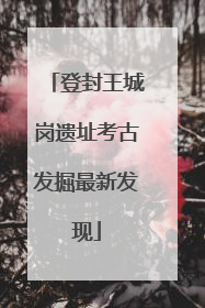 登封王城岗遗址考古发掘最新发现