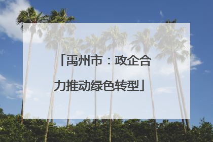 禹州市：政企合力推动绿色转型