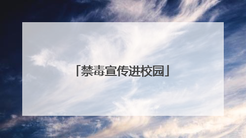 禁毒宣传进校园