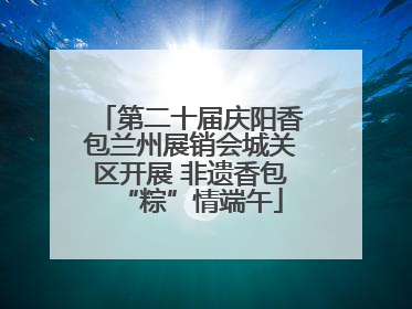 第二十届庆阳香包兰州展销会城关区开展 非遗香包“粽”情端午