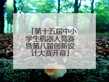 第十五届中小学生机器人竞赛暨第八届创新设计大赛开幕