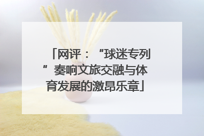 网评：“球迷专列”奏响文旅交融与体育发展的激昂乐章