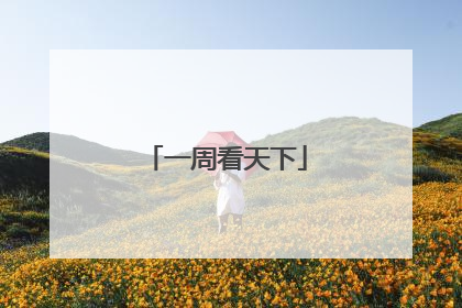 一周看天下