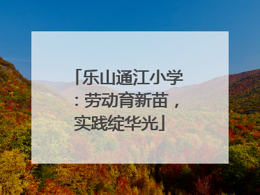 乐山通江小学：劳动育新苗，实践绽华光