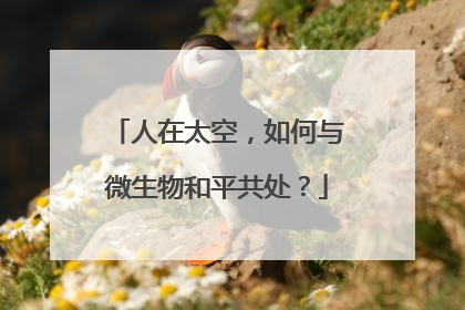 人在太空，如何与微生物和平共处？