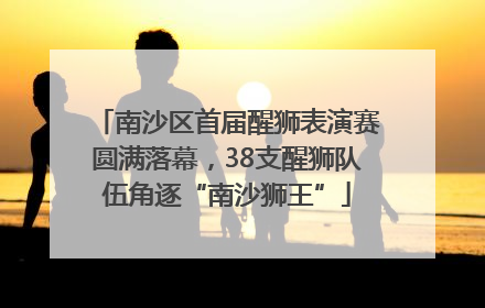 南沙区首届醒狮表演赛圆满落幕，38支醒狮队伍角逐“南沙狮王”