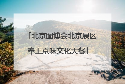 北京图博会北京展区奉上京味文化大餐