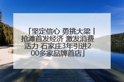 坚定信心 勇挑大梁丨抢滩首发经济 激发消费活力 石家庄3年引进200多家品牌首店