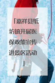 嘉祥县纸坊镇开展医保政策宣传进景区活动