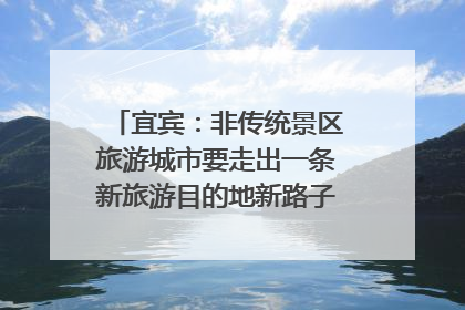 宜宾：非传统景区旅游城市要走出一条新旅游目的地新路子｜话锦绣·说安逸