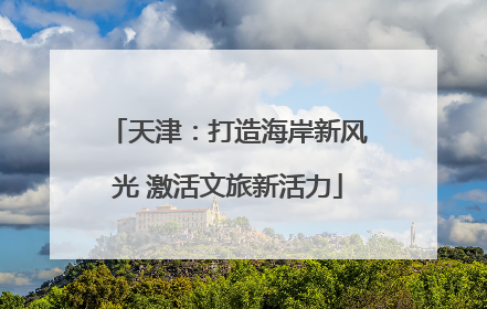 天津：打造海岸新风光 激活文旅新活力