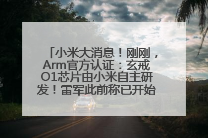 小米大消息！刚刚，Arm官方认证：玄戒O1芯片由小米自主研发！雷军此前称已开始大规模量产