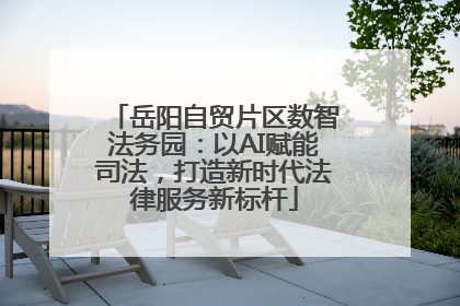 岳阳自贸片区数智法务园：以AI赋能司法，打造新时代法律服务新标杆