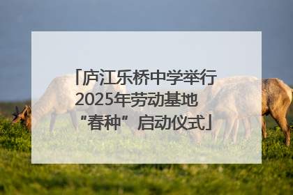 庐江乐桥中学举行2025年劳动基地“春种”启动仪式
