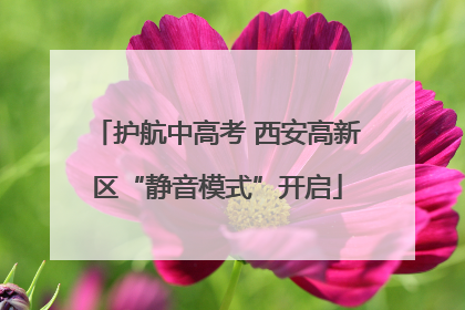护航中高考 西安高新区“静音模式”开启