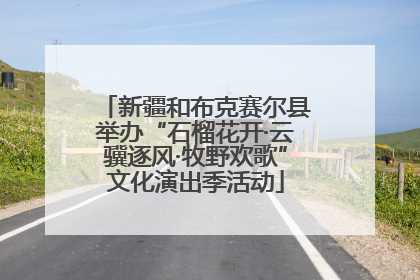 新疆和布克赛尔县举办“石榴花开·云骥逐风·牧野欢歌”文化演出季活动