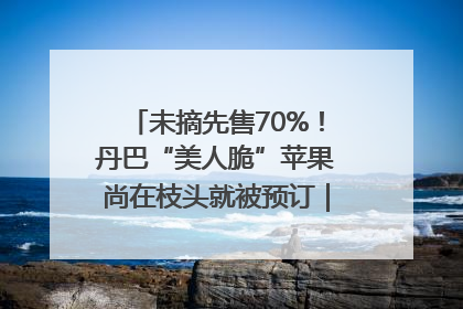 未摘先售70%！丹巴“美人脆”苹果尚在枝头就被预订｜长征路上看四川