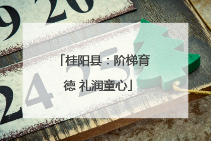 桂阳县：阶梯育德 礼润童心