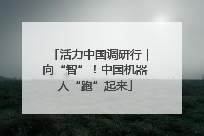 活力中国调研行｜向“智”！中国机器人“跑”起来