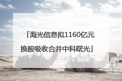 海光信息拟1160亿元换股吸收合并中科曙光