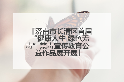 济南市长清区首届“健康人生 绿色无毒”禁毒宣传教育公益作品展开展