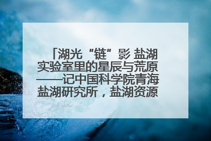 湖光“链”影 盐湖实验室里的星辰与荒原——记中国科学院青海盐湖研究所，盐湖资源化学实验室党总支书记、副主任刘忠