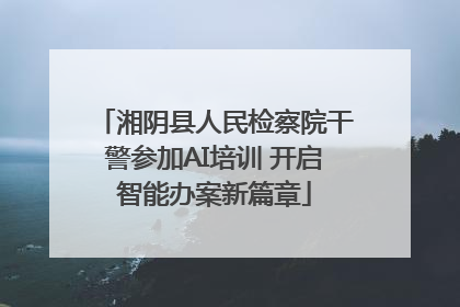 湘阴县人民检察院干警参加AI培训 开启智能办案新篇章