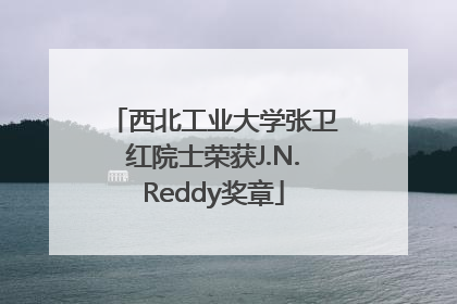 西北工业大学张卫红院士荣获J.N.Reddy奖章