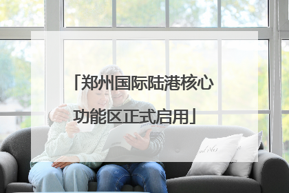 郑州国际陆港核心功能区正式启用