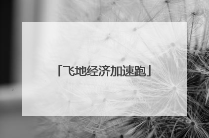 飞地经济加速跑