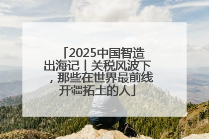 2025中国智造出海记丨关税风波下，那些在世界最前线开疆拓土的人