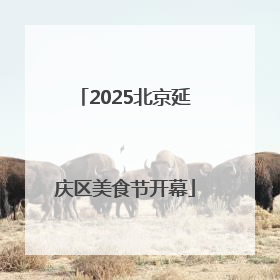 2025北京延庆区美食节开幕