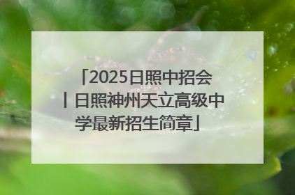 2025日照中招会丨日照神州天立高级中学最新招生简章