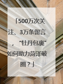 500万次关注、3万条留言，“牡丹包裹”如何助力菏泽破圈？